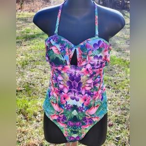 OP Ocean Pacific One Piece Swimsuit Bathing Suit M